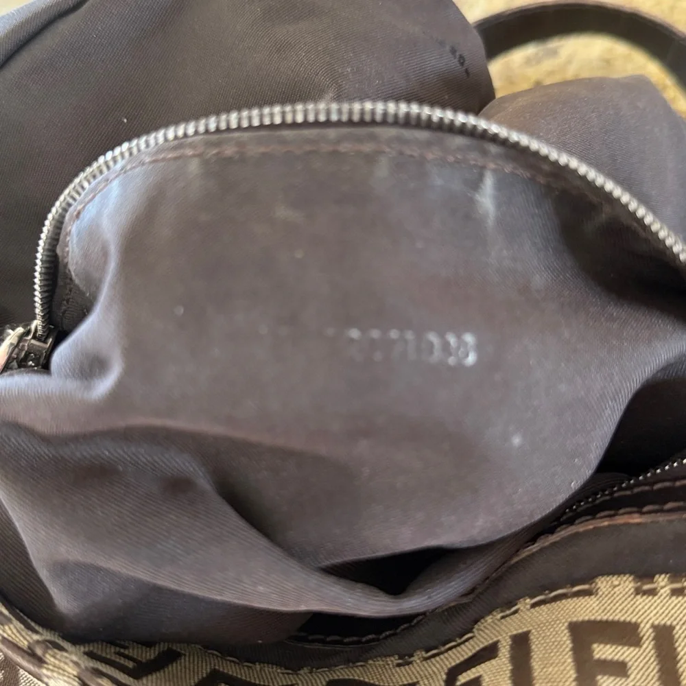 Fendi Monogram Brown and Black Shoulder Bag - Picture 6 of 6